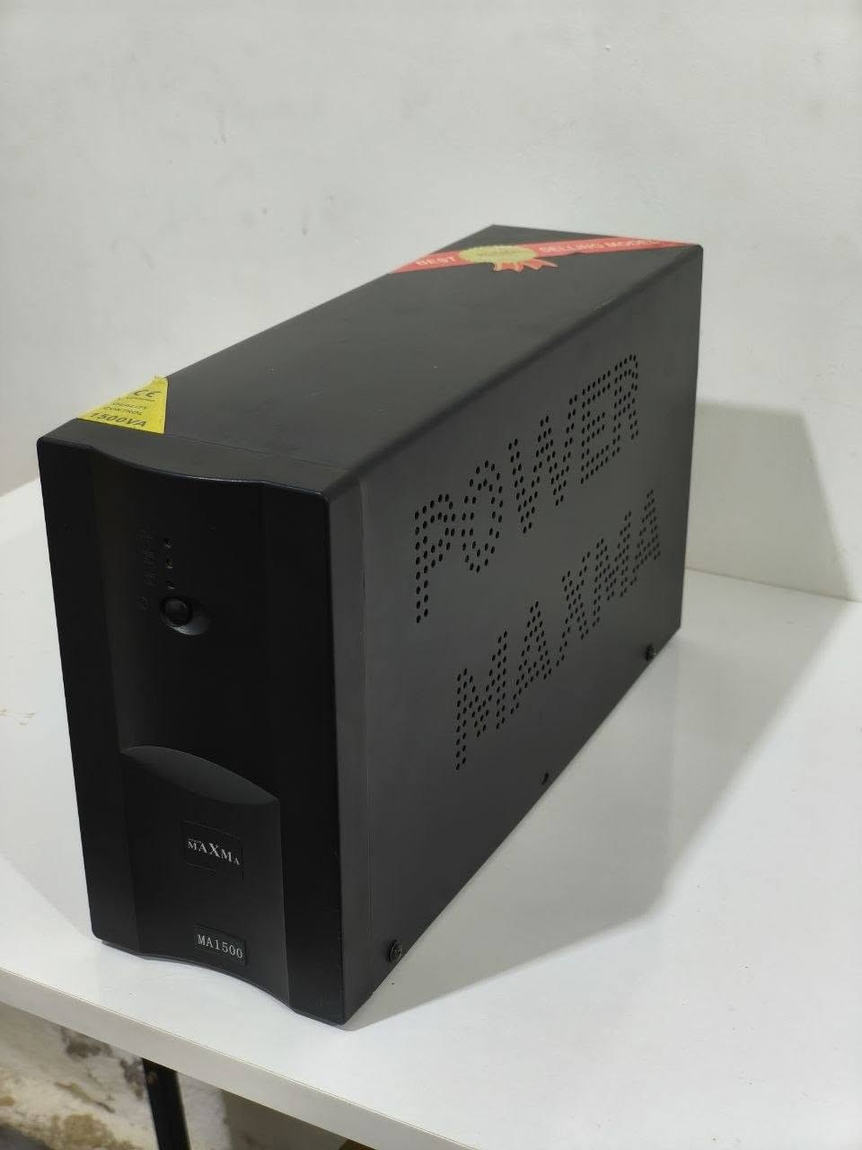 سلام عليكم متوفر UPS شركة MAXMA (ماكسما) حجم 1500va نضيف وشغال يشغل بلي فور سلم 15دقيقه سعره 45وبي مجال مكاني نجف حي ميسان قرب نفق المختار ***********
