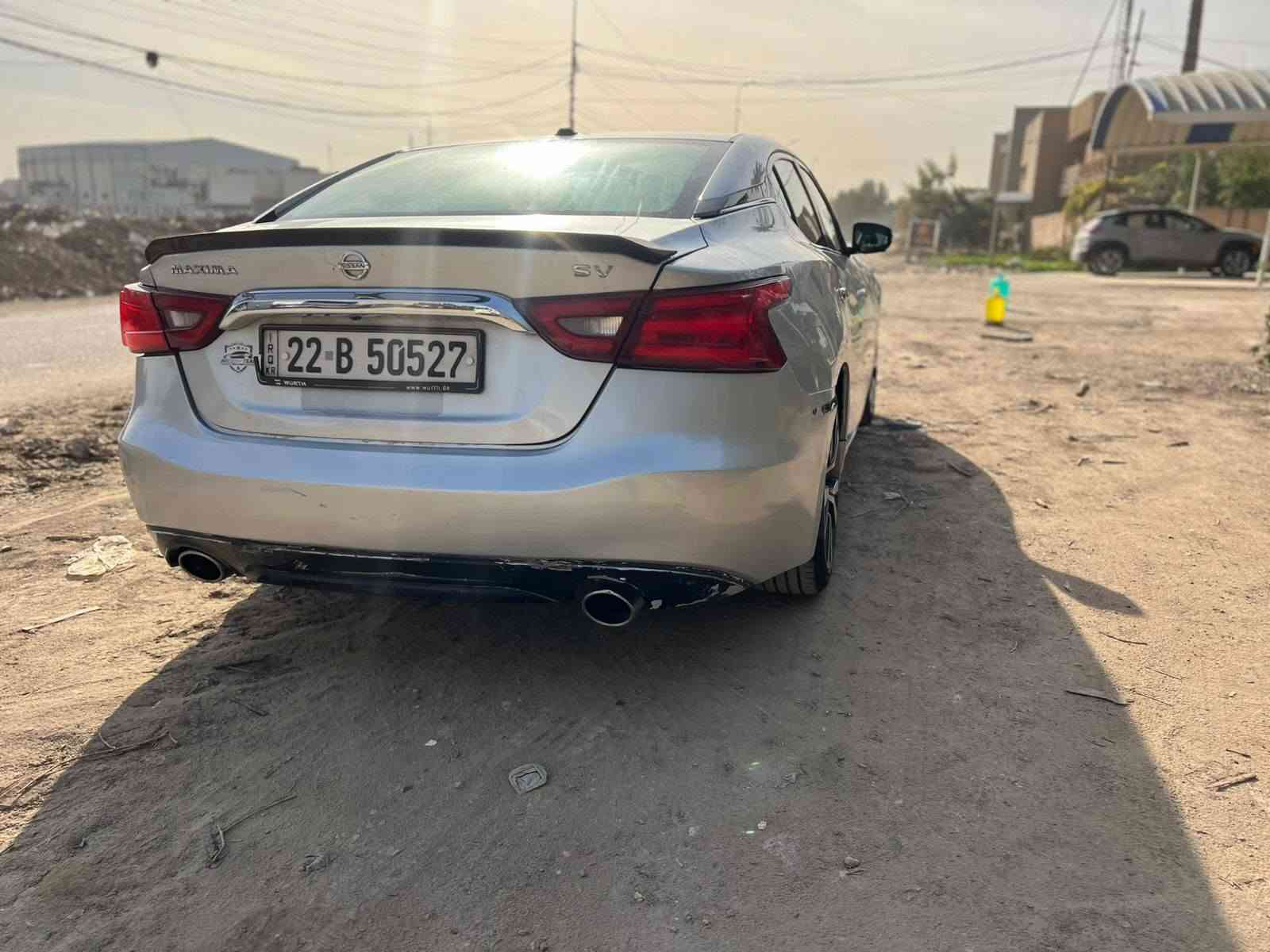 نيسان مكسيما موديل 2018
محرك 6سلندر 3500
رقم اربيل الدولي 
فئه SV موصفاته معروفه
ماشيه 124 مكاني بابل 
السعر 90 بيه مجال 
للإستفسار *********** حلة, بابل
