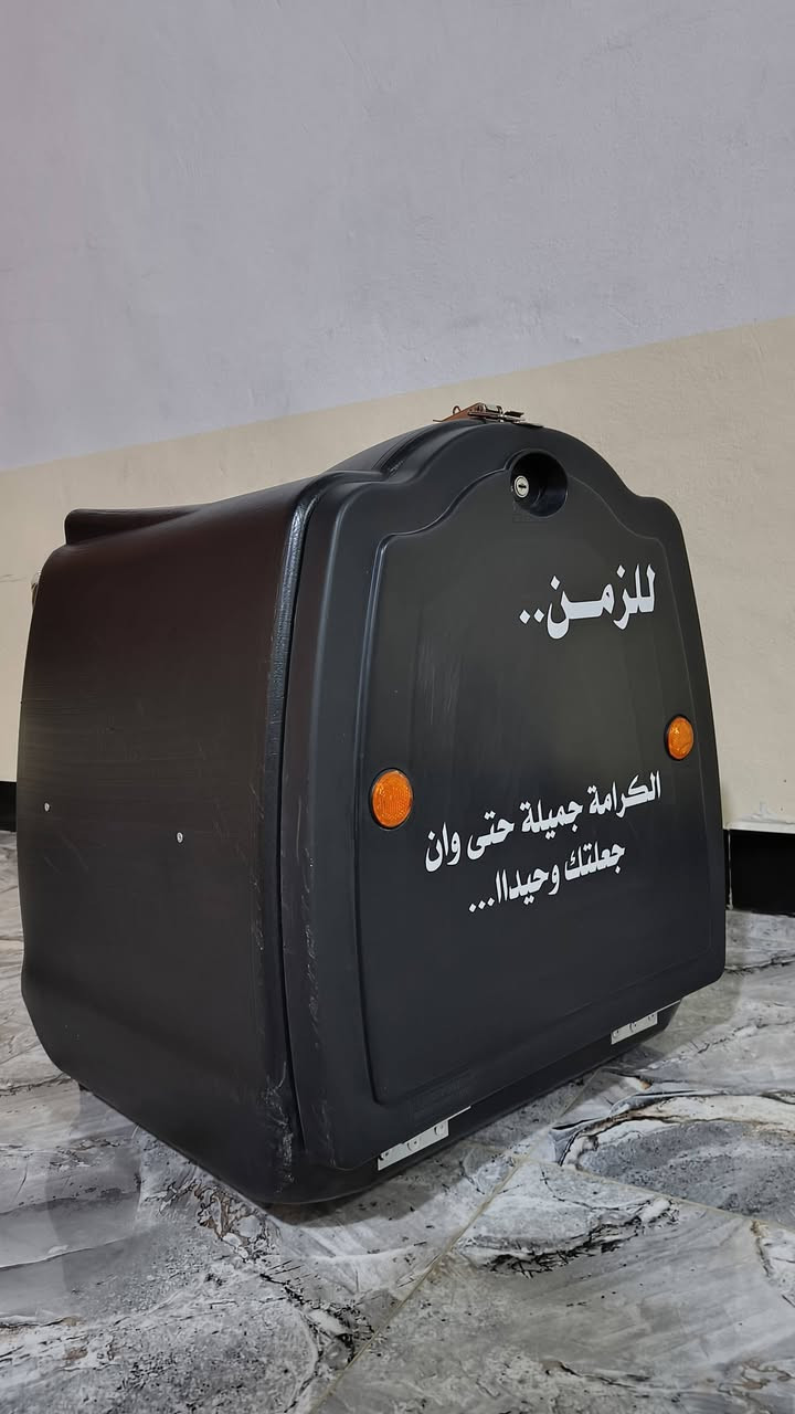 صندوق دليفري للبيع استعمال قليل نضافه 100/90🔥+تجوه ضهر للبيع الرقم الهاتف ***********
