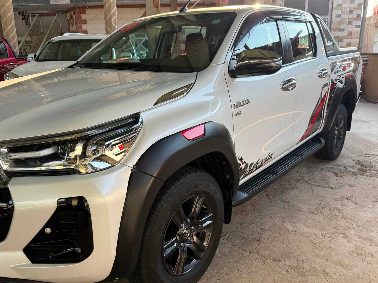 تويوتا هايلوكس TRD
السلام عليكم 

تويوتا TRD  
6 سلندر  

ماشية 61 الف حقيقي 

مكفولة كفالة عامة والسونار بالمنشور 

السيارة مدوشمة بالكامل + تغليف الارضيات والبوب 

رقم سليمانية تحويل او وكالة 

مواصفات السيارة ساز باب اول فول مواصفات 

السعر 375$ وبي مجال بسيط 

العنوان بابل جبلة 

للاستفسار *********** واتساب

