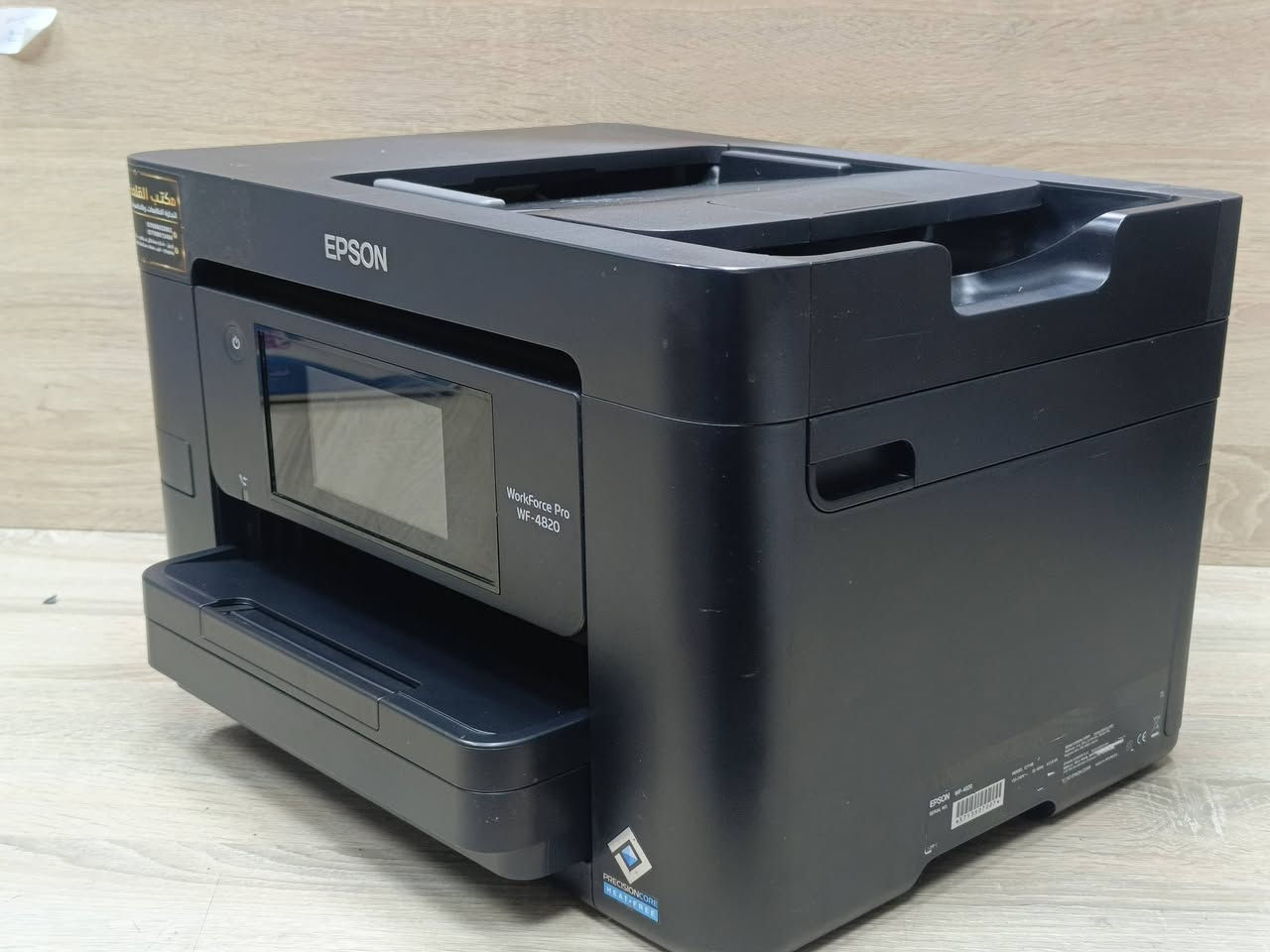 طابعة ايبسون موديل WF4820 مستعمل بحالة ممتازة بكاترج قابلة للحقن بسعة طباعة 1000 نسخه لكل تعبئة سعر الحبر 10 الف لكل اببوان سؤعة طباعة 12 ملون و 22 اسود وابيض طباعة بوجيهن دوبلكس مع امكانية طباعة صور  تحتوي علىWIFI و WiFi direct يمكن ربطها على موبايل وتابلبت ولابتوب كما تحتوي على فيدر يمكن استنساخ ملازم ومجموعة اوراق بامر واحد استنساخ طباعة سكنر 🚦السعر 175 الف 🚦مع كيبل كهرباء وكيبل كومبيوتر وقرص تعريف نسبة نظافة الجهاز 90% ضمان تشغيل وفحص. 
للطلب *********** - *********** 
يوجد توصيل لكل المحافظات بضمان تشغيل وفحص. 
#طابعتي
#الصفوة
