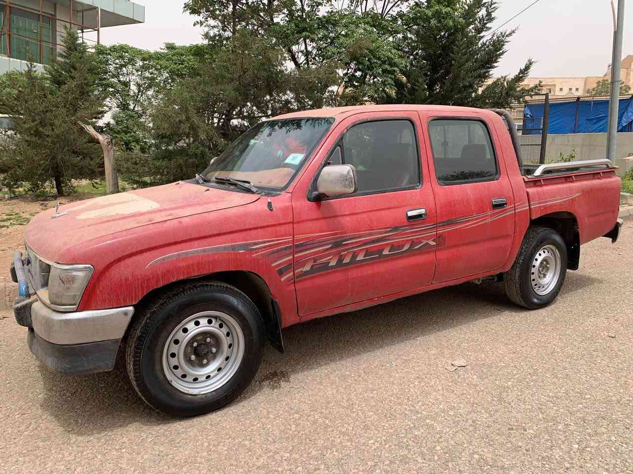 ﷽ 
Toyota hilux GLX 1999
‎توێتا هایلۆکس GLX فول
‎ئاڕم پلاستیکی سلێمانی غەرامە و ئەولیات بەشەرت
‎ناو سور،
‎ تەبرید و پاوەر
‎٤جام کارەبای .
‎سڵایت،
‎مەکینە سپی ، 
‎نیو جام،
‎دەبڵ گێچ،
‎ دەبڵ چەکمەجە
‎سویچ کۆنتڕۆڵ و مەرکەزی.
‎کامل بۆیاخ سەیارەکە وەرگەڕاوە بەلای سەکنا شانسی نەگرتوە بەشەرت
‎گێر و مەکینەی بەشەرتی فەحسی فیتەر 
‎سەیارەکە زۆر ڕێک و پێکە لە سلێمانیم
‎غرامەی بەشەرت ٨٠ هەزار غرامەی تیایە دوای معامەلە بۆتەگەڕێنمەوە،سعری ٥٧ گەڵایە ئاڵوگۆڕیش ئەکەم بە سەنی سورو سپی *********** السليمانية, العراق
