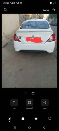 نيسان صني هندي موديل 2024 ماشية 5000كفالة رقمي 07712506746 اتصال فقط م...