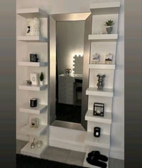 شوفوا جمال الرفوف والترتيب 😍😍  ابعادها  130 x30 سم   السعر 70