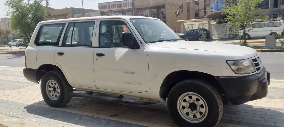 للبيع نيسان باترول 

المواصفات:
• الموديل: نيسان باترول Y61 2001 •

 اللون: أبيض • رقم بغداد - سنوية بسم الحجي •
 
الحالة: سيارة حلوة ونظيفة، محرك وكير  

توب، تخم تاير جديد، بدي خالي من 

الضربات القوية • جاهزة من كلشي، لا 

نقص ولا عيب، فقط اخذ وامشي 

سيارة مال جناي ومال كراب، معروفة 

بقوتها وتتحمل حر وبرد، مال بيت مو مال شغل.

السعر: [78$]
المكان: بغداد - [الدوره حي الصحه]
للاستفسار: [***********]

الشراي يتصل وبالخدمة، جماعة المعارض لا تحرجونا.

نص مكتوب في الصور:
- ١٢:٤٩ ٢٠٢٦/٠٧/١٩
- بغداد، العراق
- أدخل النص
- Infinix SMART 10
- ١١:٠٥ ٢٠٢٦/٠٩/١٩
- ١٢:٥٠ ٢٠٢٦/٠٩/١٩
- بغداد, العراق
- ٢٠٢٣/٠٨/١٢ ١٦:٤٩
- ١٢:٥٧ ٢٠٢٢/٠٩/١٩
- E ٤٤,٤ N ٣٣,٢
- ١٢:٥٢ ٢٠٢٦/٠٩/١٩
- E ٤٤,٤ N ٣٣,٣
- ٠٢:٥٣ ٢٠٢٦/٠٩/١٩
- ٣٣,٢ N ٤٤,٤ E