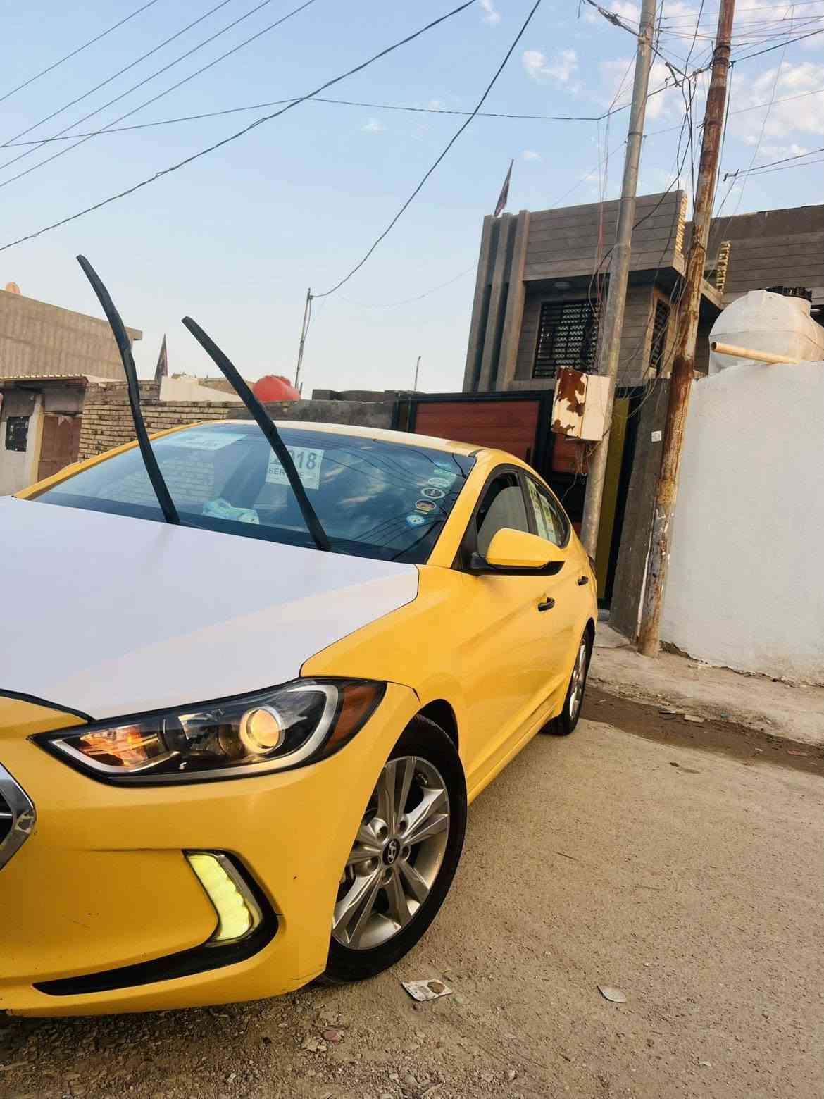 النترا • موديل 2017 • حادثه وارد امريكي