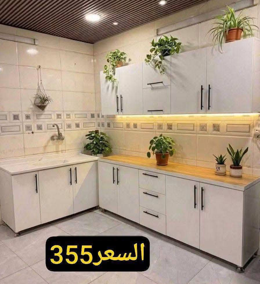 كاونتر MDF • ٢م • سنك مرمر