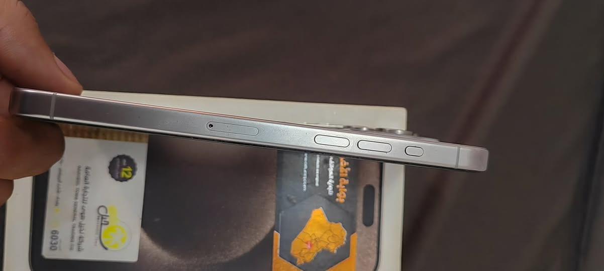 15 pro max
256gb
battery 83%
الجهاز وتر دبل شريحة 
نظافة 100‎%‎
