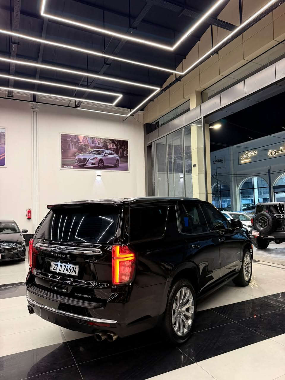 CHEVROLET TAHOE PREMIER
شوفرليت تاهو
موديل 2022 🦅 
سعر 437  $
تحويل مباشر ب اسمي سنويه
فوول مواصفات جگات
شيفروليت تاهو بريمير وكالة خليجي 
‎الموديل  2022 ( خليجي )
‎اللون : اسود
محرك و گير شرط
سياره مكفول  بدون صبغ بدون حادث
بيها ٣ مكان صغير pdr بدون مفتوح 
‎جكات كهرباء
‎ جكات تصعد وتنزل 
‎اربع كامرات
‎حجم المحرك : 5300 Cc
‎عدد الاسطوانات : 8 اسطوانات ( 8 سلندر )
‎المواصفات : 
‎* سقف بانوراما 
‎* المقاعد كهربائية تدفئة و تبريد
‎* مقصوره الركاب من الجلد الفاخر + خشب ملكي 
‎* شاحن وايرلس لاسلكي
‎* نظام الرؤيه : 5 كامرات رؤيه شامله ( BIRD VIEW )
‎* نظام التعليق مستقل
‎* كشنات ميموري خزن
‎* نظام الصوت BOSE سماعات عدد 10
‎* دوسات كهرباء + اناره LED
‎* نظام سحب مقطوره تحكم كامل + كامرة لرؤية المطوره
‎* داتا شو
‎* تشغيل بعد 
‎* 5 بصمات 
‎* تحديد مسار 
‎* لد امامي 
‎*مري شفط 
‎* 4 كامرات 360 درجه 
‎* رادار 
‎* جنطه ذكيه بلقدم تنفتح وتنسد 
‎* ويل كروم 22 حجم وعليها تخم تاير 
‎* شاشات خلفيه 
‎* جميع الكشنات كهرباء
‎* كشنات تدفئه تبريد 
‎* دوسات شفط 
‎* شاحن واير ليس
‎* ثلاجه 
‎* جميع المقاعد يوجد مخارج يوبي اس 
‎مكان :اربيل  

‏‎ للاستفسار
***********
كورك واتساب
