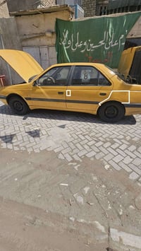 بيجو 2016 كير مكينه تبريد 1️⃣0️⃣0️⃣✅️ سياره تبديل بنيد وباب خلفي البني...