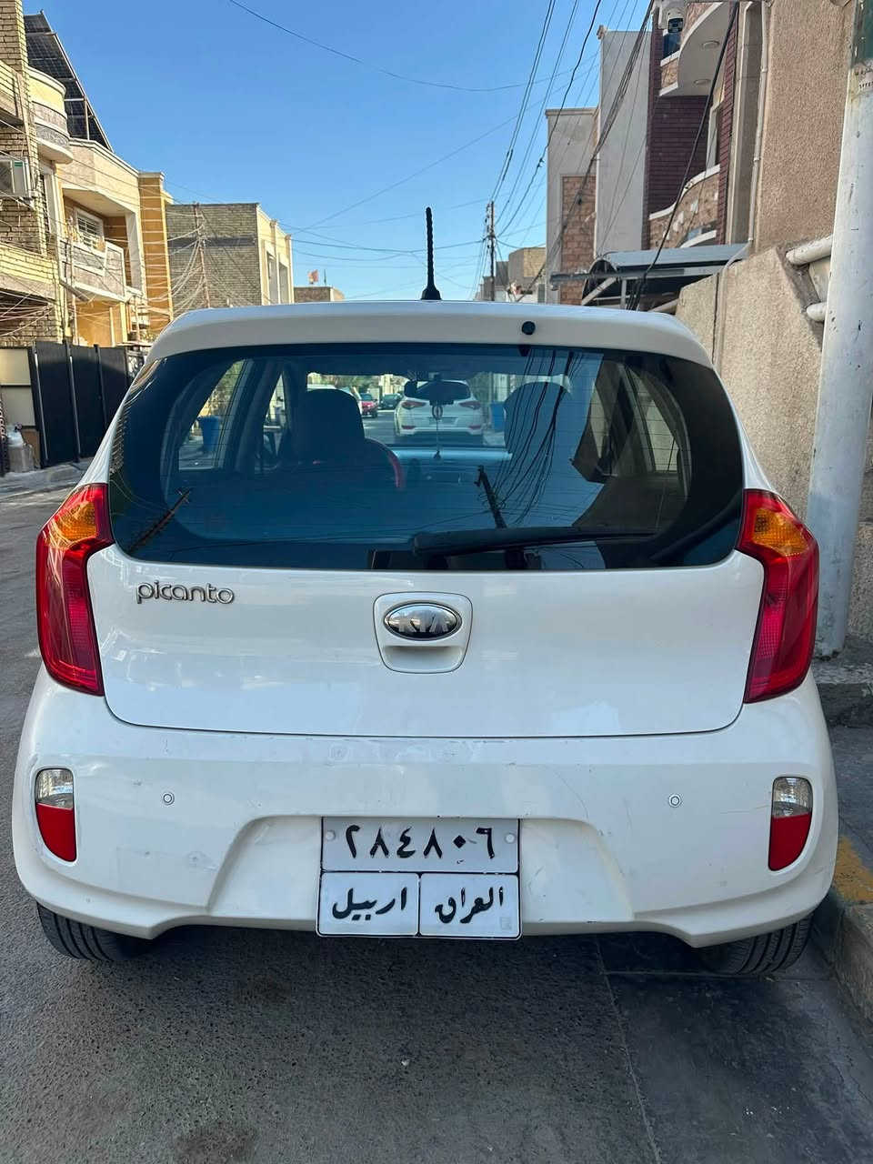 مكلف بالنشر 
السلام عليكم 
كيا بيكانتو 
موديل ٢٠١٣ 
بيهة كم قطعة صبغ اثر طخات بسيطة
تخم تاير جديد
صدر جديد
تبريد شغال 
رقم اربيل 
السعر ٧٣
مكاني بغداد حي الجهاد 
***********
