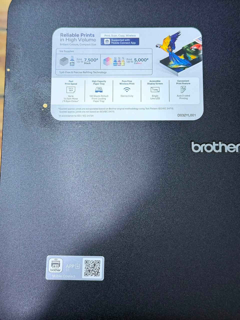 السعر 150 قفل
طالعة برذر t5300  فول مواصفات استخدام منزلي قليل جدًا
احبار خارجية قابلة للتعبئة 
طابعة ملونة
تسحب وجهين تلقائي 
تسحب من التليفون والحاسبة 
فيها واي فاي تربطها ع الشبكة

العنوان: الكوت 
***********
