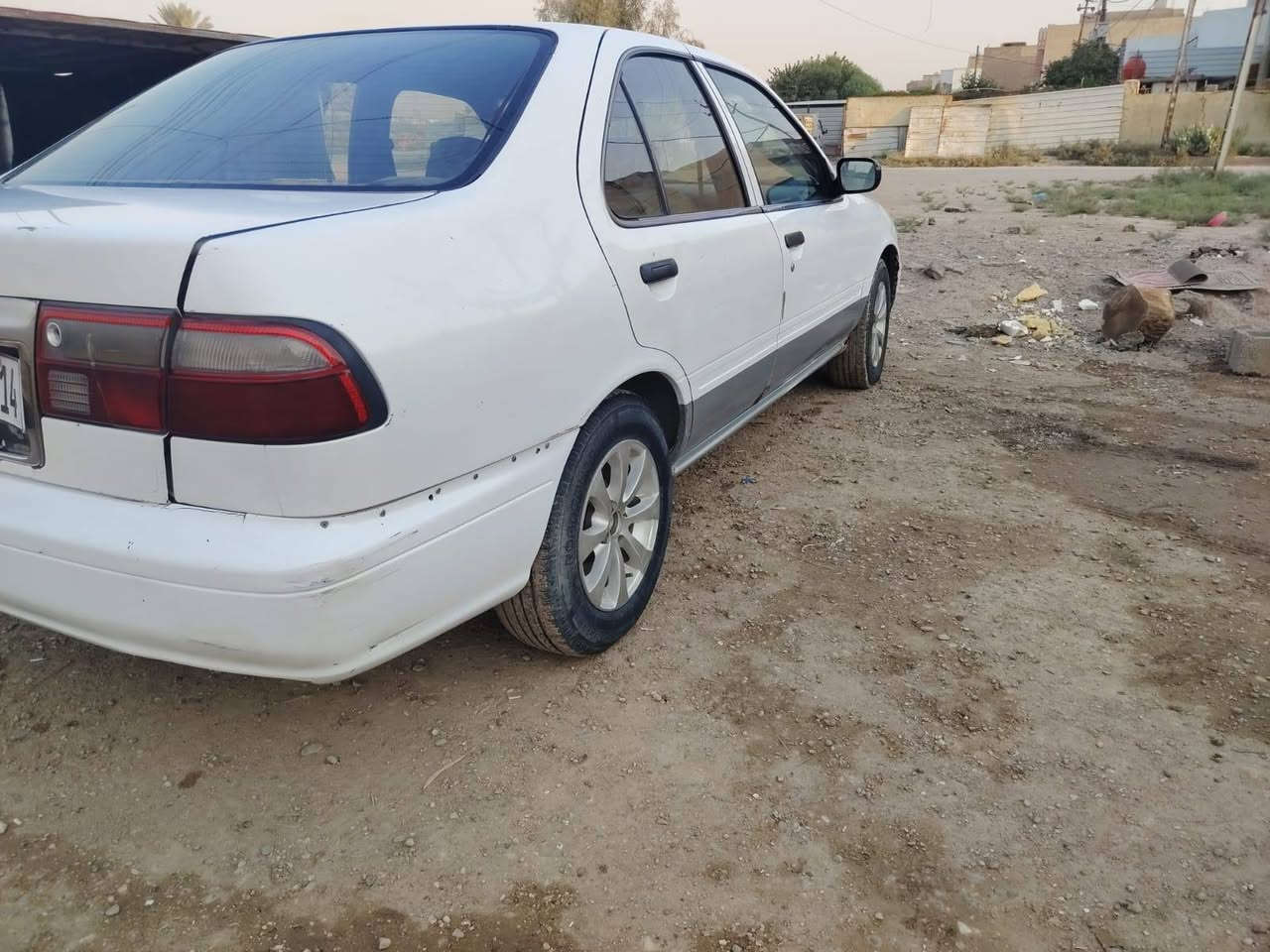 السلام عليكم
السعر 43$
 نيسان سني موديل 96 
كير ومحرك وتبريد كله جاهز
 صدر خلفي جديد
 صدر الامامي تعبان
 سياره حلوه وكاعده
 تخم تايرنضيف 
  مكاني ابو غريب مقابيل معمل حليب بلادي واي استفسار الاتصال على الارقام التاليه
***********
***********
