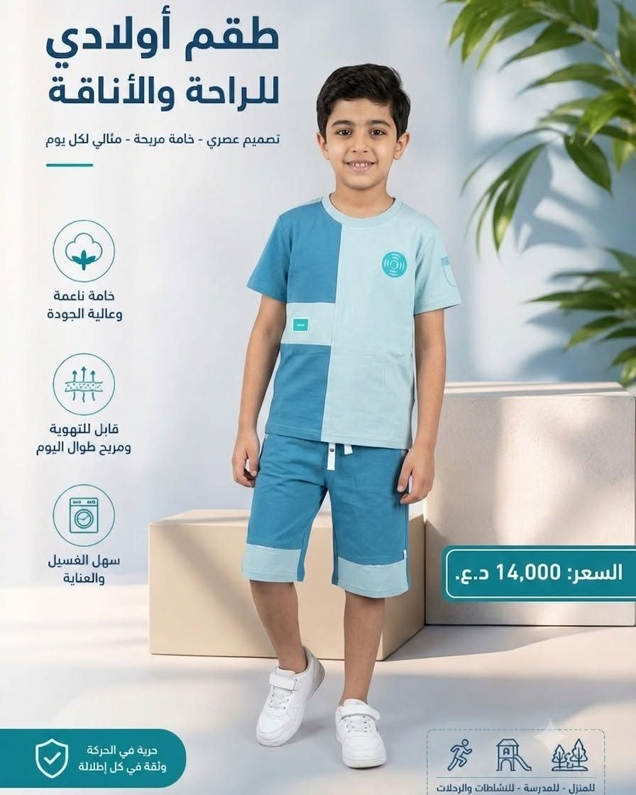 إطلالة بسيطة... وأناقه تحكي عن نفسها 💫 طقم مريح وعملي يخلي صغا ركم تتحرك بكل راحة وتبقى  ألاناقه بكل لحظة.  ✨🤍 
لأن الأناقة تبدأ من التفاصيل الجميلة.
للطلب والاستفسار مراسلة الصفحه او على واتساب
***********📱
يتوفر توصيل بغداد وجميع المحافظات 5 الف 🚕
#اكسبلور_فولو #أزياء_أطفال #جديد_الموضه _ستايل_بناتي _ولادي #بغداد_العراق_بصره _اربيل_قادسيه_كربلاء_نجف_ذاذل_نينوى_محافظات العراق🇮🇶 #اللهم_صل_على_محمد_وال_محمد
