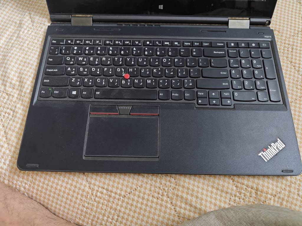 لابتوب Lenovo thinkpad yoga 15
لابتوب Lenovo thinkpad yoga 15 لمس قلاب
شاشة تنگلب وتصير ايباد

اللابتوب نظيف حيل كلشي

مواصفاتة
المعالج :- i7 5500U
كرت الشاشة :- intel HD Graphics 5500 4GB
الرام :- 8GB
الذاكرة :- SSD 256GB
حجم الشاشة :- 15.6 فول hd + قلابة تدعم اللمس
الشاحن 90 واط

ملاحظة الجهاز مكفول من كلشي فقط السماعات بيهن صوت خنة ماعرف ليش بس انطيك وياه سبيكرات خارجية حلوات rgb

رايدة ب350 الف 

مكاني بغداد الدورة 

متواجد خاص او رقمي
*********** بغداد, العراق

