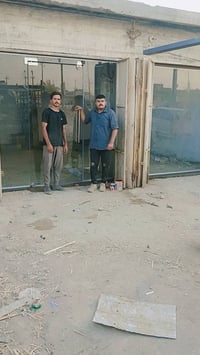 واجهات زجاجية • زجاج 10 ملم • واجهات المنيوم جي60