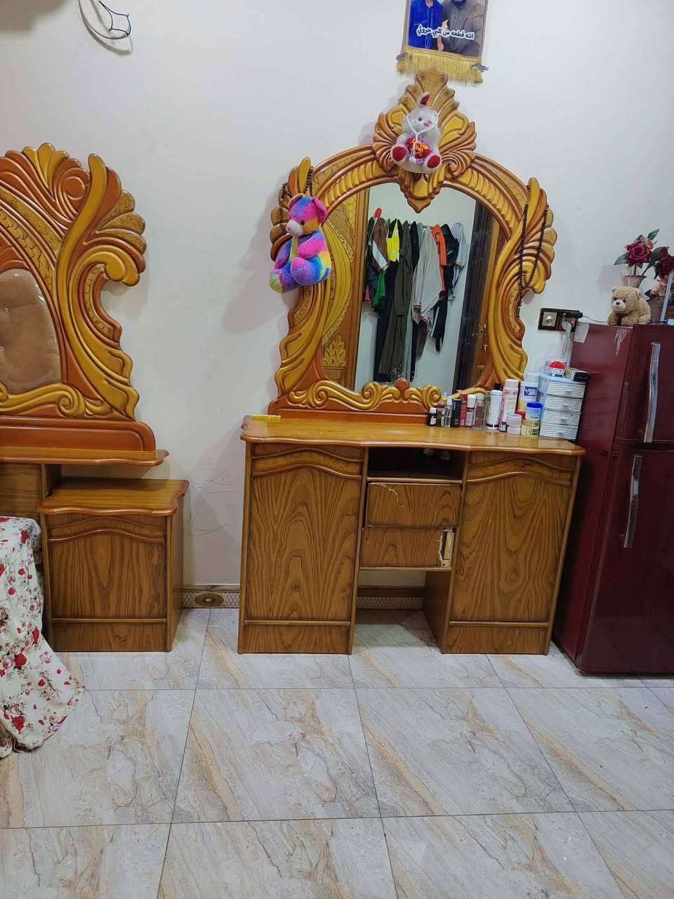 السلام عليكم غرفه اخشاب صاج عراقي للبيع #لسعر900 وبيهه مجال مكاني فلوجه حي الشهداء قرب ابو نسوره 
*********** واتساب
*********** وتساب

