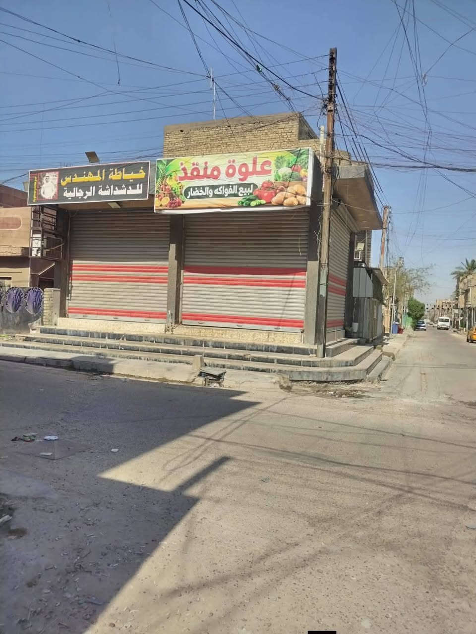 ٥٧٫٥م • محلين درج • الشعب شارع عدن