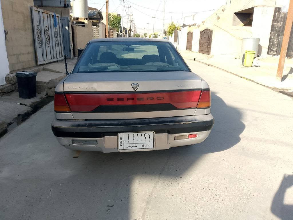 دايو اسبيرو محرك 18 كير عادي موديل95  رقم رقم كركوك شرط تحويل والغرامه كول على بلاد بدون صبغ بدون خياس سعر 19 بي مجال اشواي شرط تحويل و قرص و اضبار  رقم موبايل *********** كركوك, العراق
