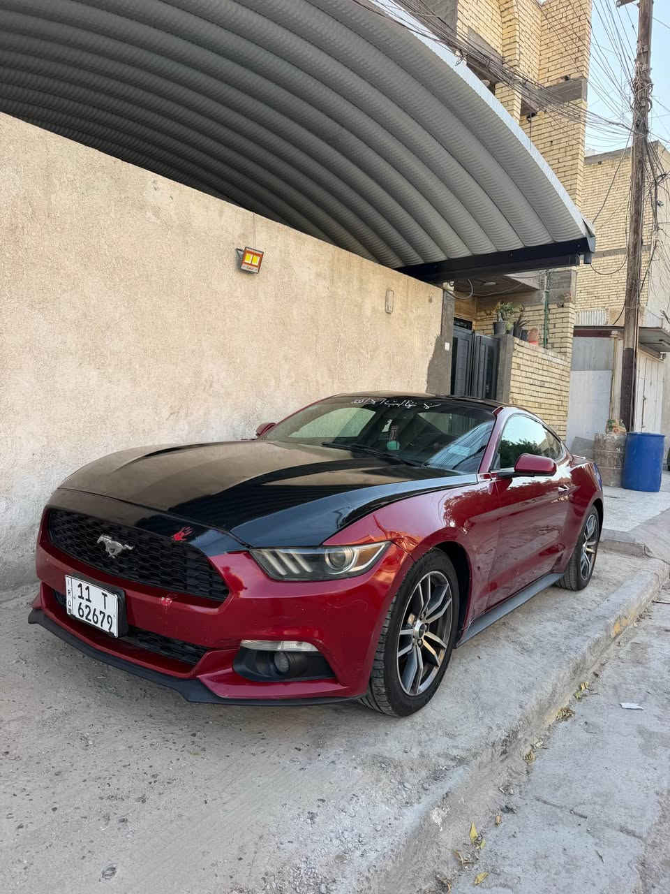 سلام عليكم 
موستنك 2017 ايكو بوست مكينة 2300 تيربو
مكينة كير مكفولات  
تخم تاير جديد
نوزلات جديدة 
بلكات جديدة 
عبوة فيت بم جديدة 
دسكات جديدة
السيارة عليها إدامة كاملة 
عليها شوتة ايرايد 
كروز بورلا 
عطاس 
سيارة بيها برمجة طلقات 
بيها ملاحظات بسيطة 
السيارة هاي ضربته ب امريكا شاصي سحب فقط بدون كص ولا لحيم وهنا بيه صفحه كلير
كامل التفاصيل بل سونار 
السعر 97 وبيها مجال 
السيارة امانة الله حلوة بل شارع وكاعدة وتخبل بس لان اني عسكري فا اريد ابدلها
مكان سيارة بغداد البياع شرطة خامسة 
***********
باقي تفاصيل واتساب موجود بغداد, العراق
