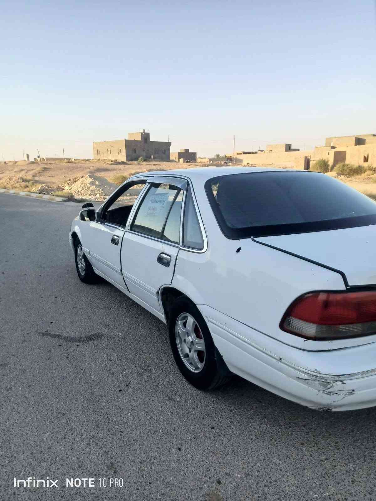 السلام عليكم من رخصة الادمن للبيع او مراوس حسب القناعه دايو ابرنس فراشه موديل 96 محرك 1800كير اوتوماتيك رقم انبار انكليزي سنويه 30 تحويل مباشر بيه مشط الستيرن موزين السعر 33 وبيه مجال الاستفسار اكثر على الرقم *********** مكان السياره القائم

نص مكتوب في الصور:
- Infinix NOTE 10 PRO
