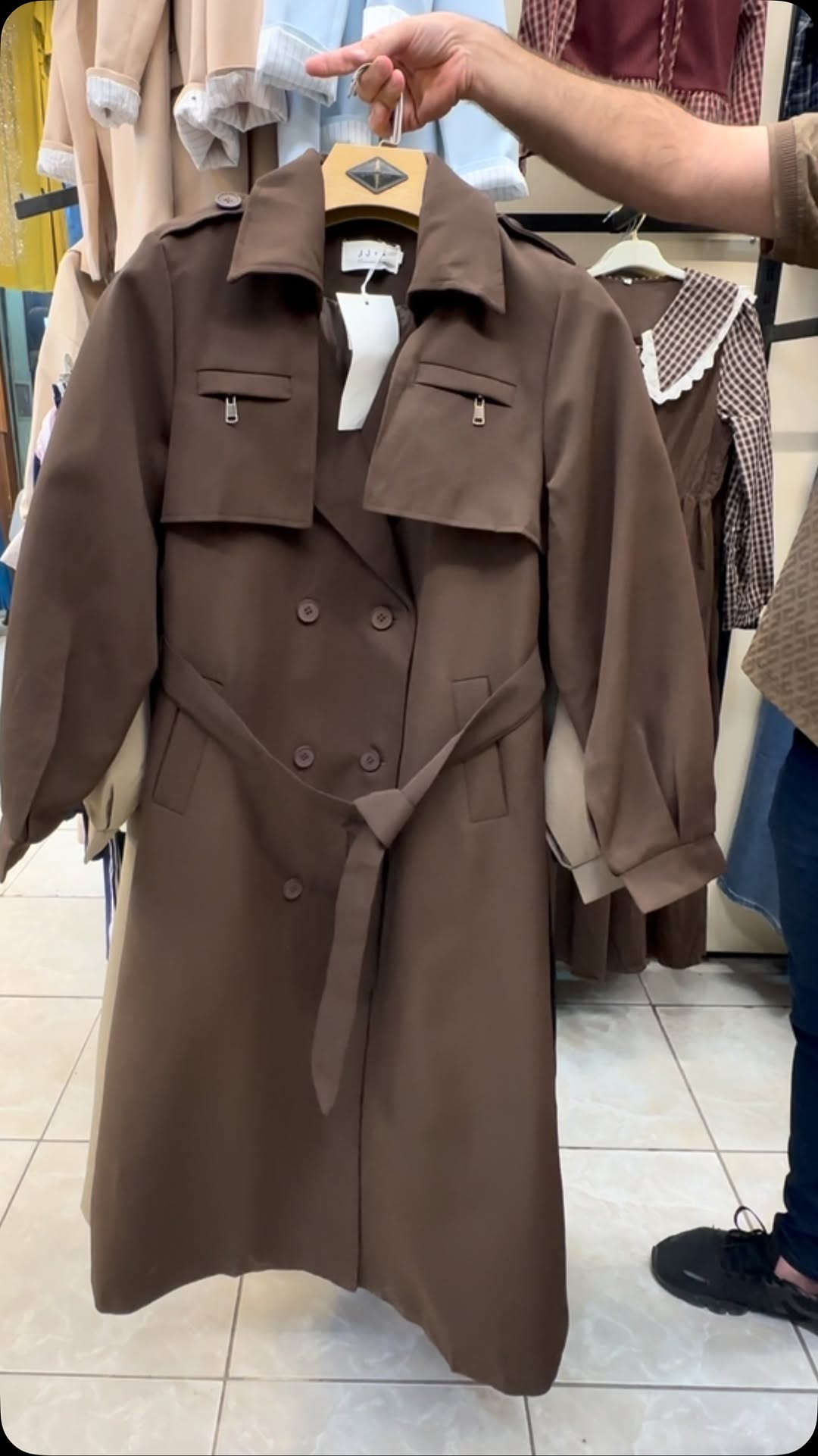 ترانش كوت • مقاسات L-XL-XXL • ١٢٥سم
