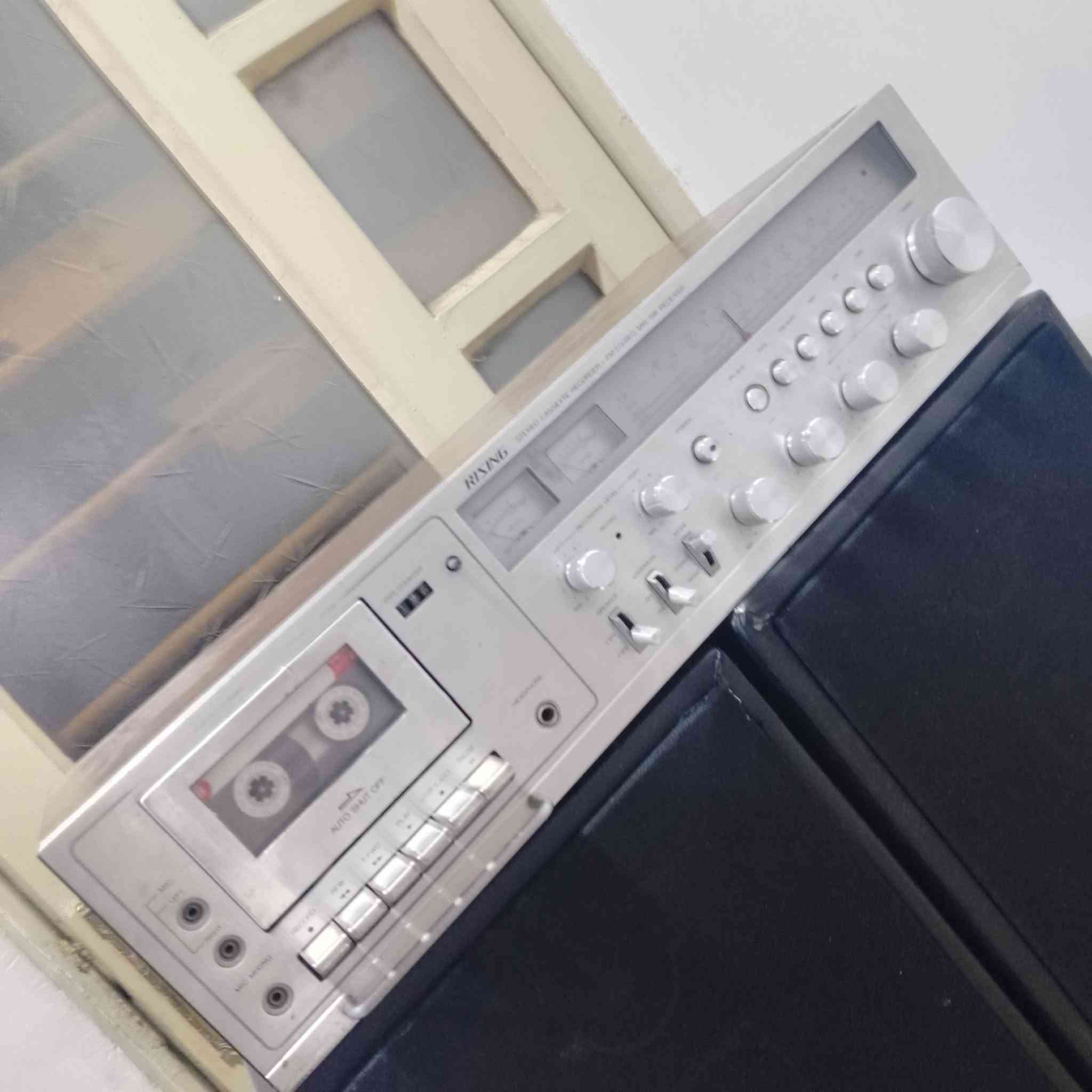 مسجل رايزنك • مع سماعات • نظيف وشغال