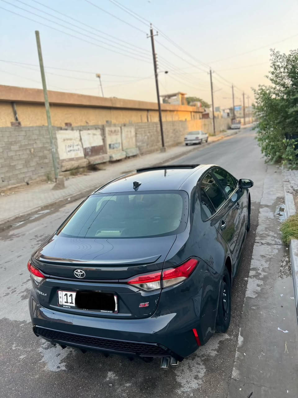 ‎تويوتا كورلا 2024
🇯🇵مواصفات SE
88000Km ماشيه 
‎ السعر 162  ورقة وبيه مجال بسيط
                                                              التحويل ثاني يوم 
                                               سنويه جديده تنتهي2030
‎وارد امريكي🇺🇸
                                                           السياره خير من الله 
‎الون: اسمنتي سموك 
‎⚡️مواصفات
‎⚡️شاشة كبيرة
‎⚡️شاشه دشبول
‎⚡️كامره خلفية
‎⚡️دخول ذكي
‎⚡️جامات 4 اوتو
‎⚡️نظام المنحدرات
‎⚡️رادارات السايق
‎⚡️اوتو ستوب
‎⚡️دبل تراكشن
‎⚡️كشافات زنون
‎⚡️نظام ABS
‎⚡️تبريد مركزي
‎⚡️ابواب بصمه
‎⚡️ليدات نهاريه
‎⚡️سيرفرات التأمين
‎⚡️مانع انزلاق
‎⚡️كروز مثبت سرعة
‎⚡️جناح صندوق
‎⚡️تحديد مسار
‎⚡️اوتو هولد
‎⚡️تحكم ستيرن
‎⚡️حساس اطارات
‎⚡️منافذ USB و Tipc
‎⚡️شفتات ستيرن
‎⚡️رادار خلفي
‎⚡️رادار امامي
‎⚡️نظام ECO + NORMAL + SPOR
‎⚡️ابل كاربلي 
‎وباقي المواصفات المعروفة الحادث  
‎جاملغ خلفي بدون صبغ  دعامية خلفيه  الباب الامامي عكس السائق شبر فقط بدون صبغ نفس للون كما موضح بالصوره كلش بسيط راجع على البارد بدون صبغ ابد السيارة
 

‎للاستفسار :-الاتصال واتساب 
———————
***********
———————-
