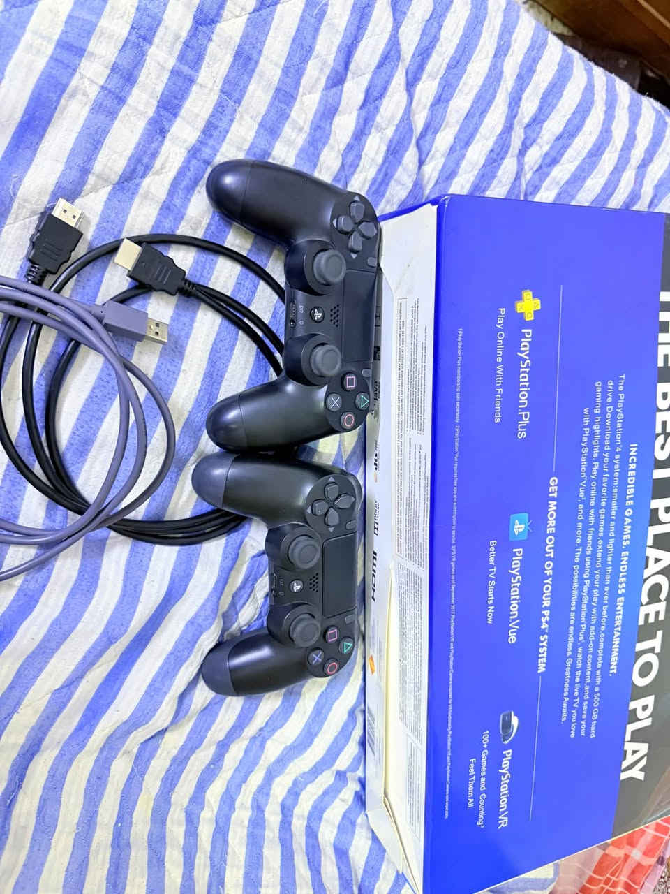 سلام عليكم خوان بلي 4 🎮 سلم مهكر
ذاكره 500GB 🛡

نضافه 99/ 🛡

لوك ستيكرا 🌟

اصلي 🛡

ما مفتوح 🛡 

ما داخل صيانه ابدا🛡

جهاز  ماخذو أقساط فاتحو بيدي من الكارتون  مستخدم يومين شغال فول لا صوت لا حماوه عاليه بي 9العاب من فتحتو من الكارتون موجودات يعني حته العاب ممنزلو🛡

مكاني الميثاق   

يجي ويا يدات ثنين شغالات كلشي ما بيهم جدد وكامل ملحقاته 🧿

سعر خاص  
موقع موصل حي الميثاق 
***********
