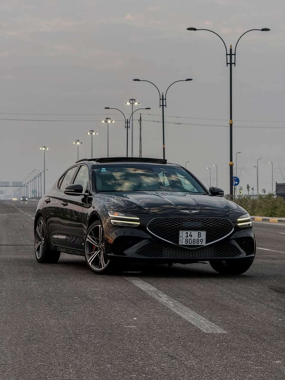 2024 GENESIS G70 PRESTIGE RWD ✈️✈️
2024 جنيسس G70 برستيج فول مواصفات 1/1 

⚠️⚠️⛔️

الحادث : تعتبر كلين السيارة (حادثها فقط كسر بالشباك الامامي ) 

ويوجد PDR بسيط بالجاملغات الخلفية 

وبعد الفحص : السيارة بيها البنيد والجاملغ كلير من امريكا بدون فتح بدون ضرر 

كفالة من : ( شاصي - لغد - كهربائيات - كير - محرك ) شرط الفحص

المحرك : 6 سلندر 3.3 ⛔️ توين توربو بقوة 365 حصان 🐎✈️ 

وعزم الدوران 510 نيوتن متر 🔥 

V6 3.3 Twin Turbo 365 Horsepower ✈️⚠️ 

السيارة دفع خلفي ✅ RWD

❌⛔️ السيارة (شهداء بصرة) باقي سنة ونص تتحول بأسمك حالياً الك وكالة عامة بالسيارة 

المواصفات : 

- حساسات امامية 
- حساسات خلفية 
- رادارات بجميع الاتجاهات 
- اشاير بالمري الجانبية
- اشارات تحذير ⚠️ بالمري 
- تسخين المري الجانبية 
- تشغيل عن بعد 
- ترحيب عند الاقتراب 
- فچوچ بريمبو 
- بنوراما 
- مقاعد كهربائية 
- مقاعد مدفئة ♨️ + تبريد ❄️
- شاشة تحكم للتبريد 
- شاشة وسطية 
- عينة دجتل 
- خزن ميموري للمقاعد 
- سماعات 🔊 Lexicon
- وضعيات قيادة 
- مري شفط 
- مداخل USP + تايب سي
- شحن لاسلكي
- مقود كهربائي 
- مقود مدفئ 
- قطعتين تبريد 
- AUTO HOLD 
- تحديد مسار 
- كامرة خلفية 

وباقي المواصفات المعروفة بالجنيسس الفول 

#السعر : 225 ورقة  ( 22,500$ ) قابل للتفاوض 

الشراي يتصل : ***********

مكان السيارة : البصرة
