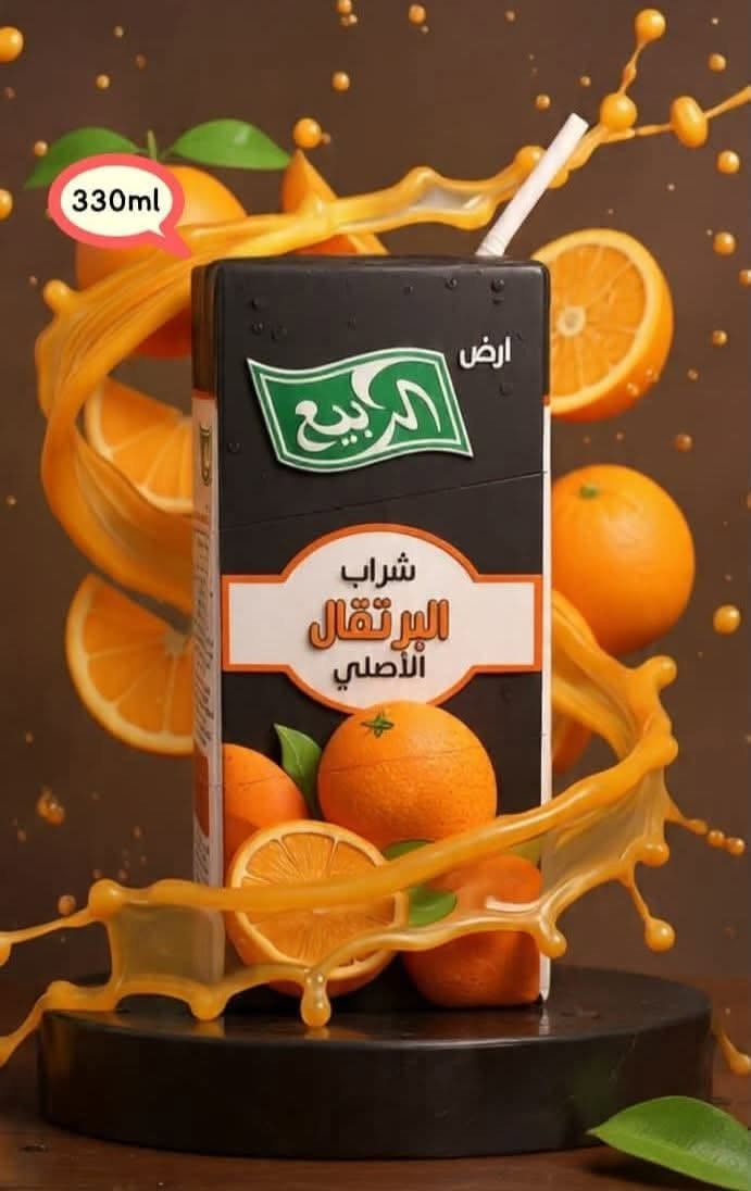 شراب البرتقال • ٣٣٠مل • أرض الربيع