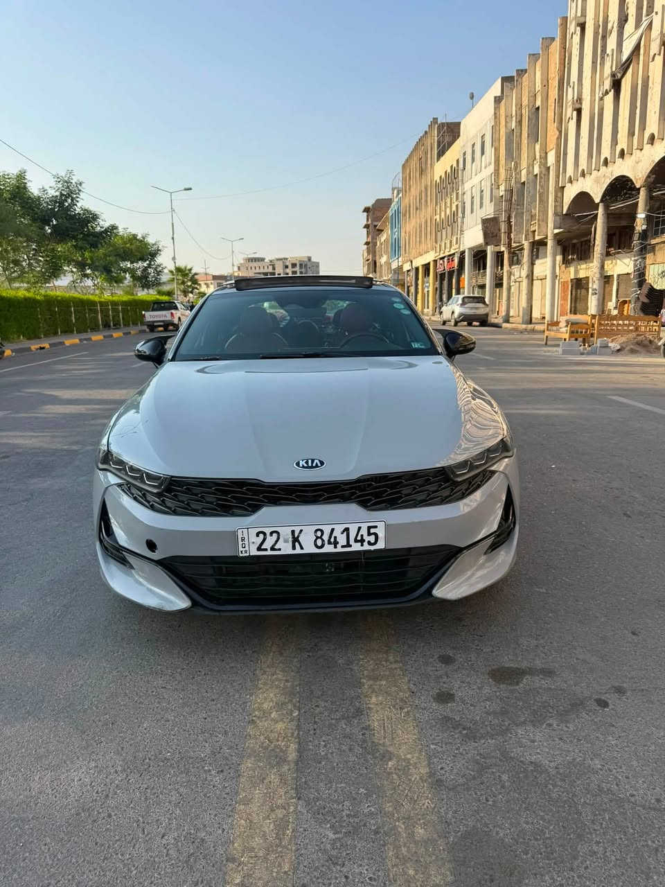 كي فايف 2021 
جيتي لاين يعني فوول موصفات
داخل احمر 
بانوراما 
كشنات حار
ردرات
تحديد مسار
سياقة ذاتية
بصمه الراب ترحيب وبعد بيها موصفات كثيرة
رقم اربيل
بيها ثلاثه قطع جانبية صبغ بابين وجاملغ الامامي 
بجم كبس 
رقم الشاصي مرفوق مع الصور 
سعرها ١٤٨ وبيها مجال قليل 
الشراي يتصل 
***********
