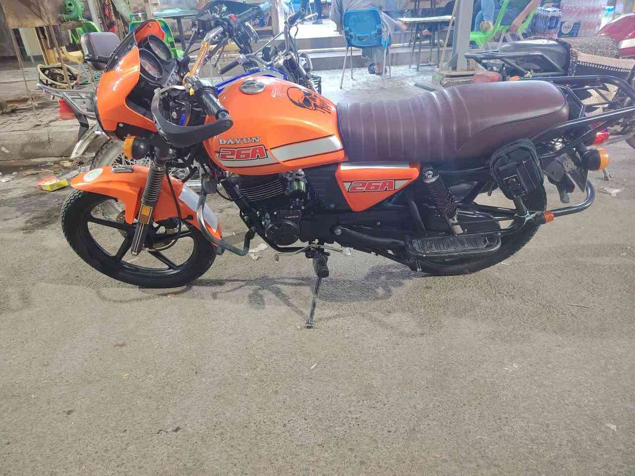 يالله دايوان موديل 22 كفاله عامه 
حجم المكينه 200 cc
دراجه جاهزه نضافه ٩٩ بالميه 
الدراجه سنويه تحويل ثاني يوم 
*********** رقم صاحب الدراجه اني مكلف بالنشر
