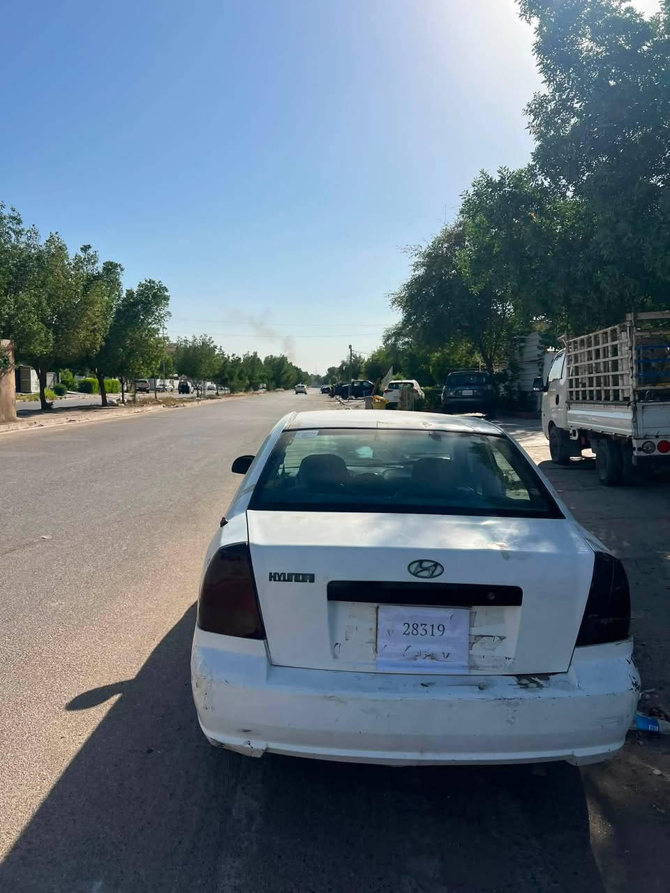 سلام عليكم للبيع اكسنت فيرنا ٢٠٠٣مزاد بابل  بيها نواقص بسيطه شديتلها مكينه مال حاويه سعر ٢٢ وتكلفة الرقم ٦٠٠ الف مكاني بغداد ***********

