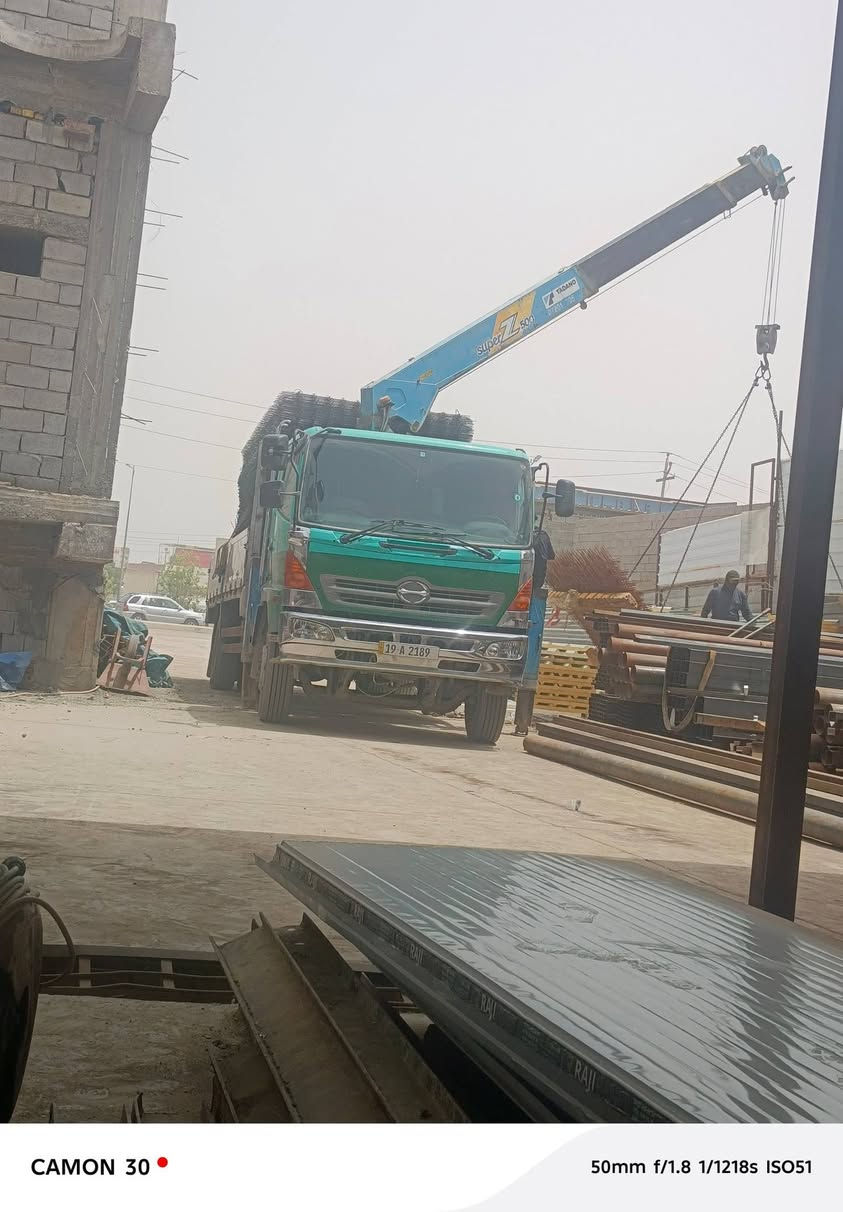 للبيع هينو كرين 8 برغي تاير 22.5 5 طن 4 اسلايت
المكان بغداد الهاتف***********
