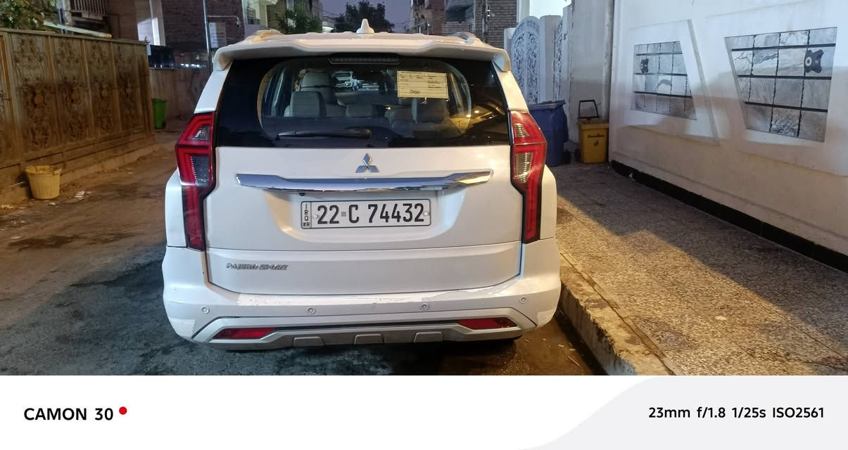(السلام عليكم)🌷
لبيع 🚙سياره باجيرو سبورت--مديل2020

خليجي مكفوله كفاله عامه 

👈فول مواصفات 1/1👉

فتحه

فول حساسات 

بصمه

كشنات جلد  

سبع راكب 

سايد بريك بصمة

مري شفط

تلاث قطع تبريد🥶

شاشه اعطال

شاشه كبيره وكامره خلفيه

شاشه  تبريد 

لد نهاري

لايت زنون 

كشافات

ولايت ويه السترن 

دواسات جانيبه

ويل كبير

ويل كب

محرك6

شفتات  استرن 

تحكمات استرن جهدين

مثبت سرعة

فورويل ماوس

قياده ذاتيه 

تخم تاير كله جديد

مانع انزلاق  وهواي بعد

 مواصفات

سعر٢٠٥ بيها مجال

رقم اربيل  الجديد 

مكان السيارة بغداد الكاظمية

***********
