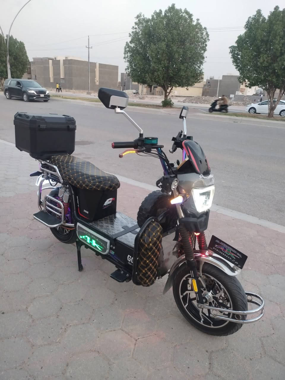 سلام عليكم
دراجه شحن للبيع موديل 2026
ست بطاريات 46امبير فول وعلفحص 
للستفسار اتصال ***********
مكاني فلوجه
