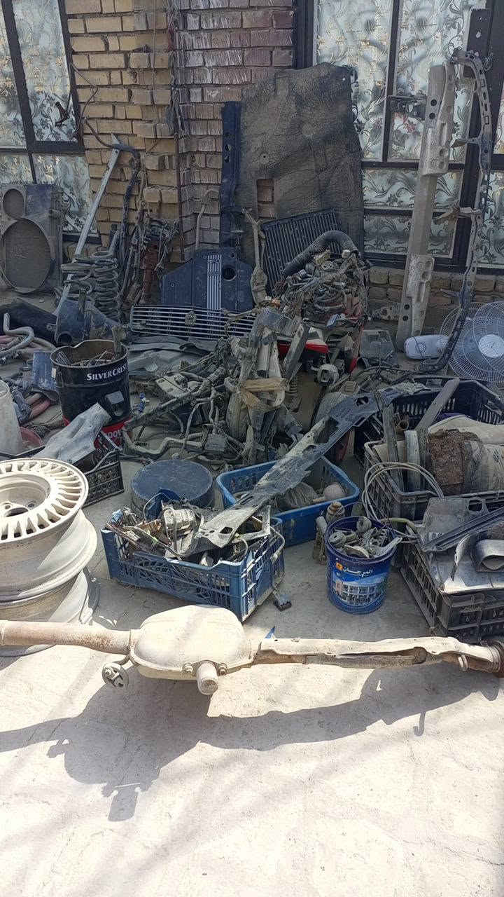 غراض بطه • قطع غيار • جنطه رمادي