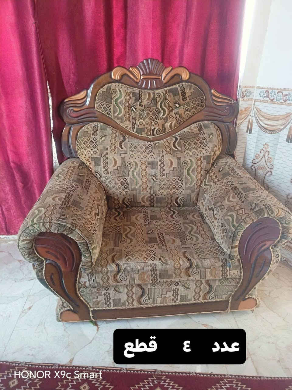 سلام عليكم قنفات شتويه للبيع نضيفات كلش سعرهن 225وبيهن مجال بسيط تريدهن يجنك للباب مال بيتك بلد توصيل ناخذ  10  خارج بلد  15 
الرقم ***********

نص مكتوب في الصور:
- عدد ٢ قطع
- عدد ٤ قطع
- HONOR X9c Smart
