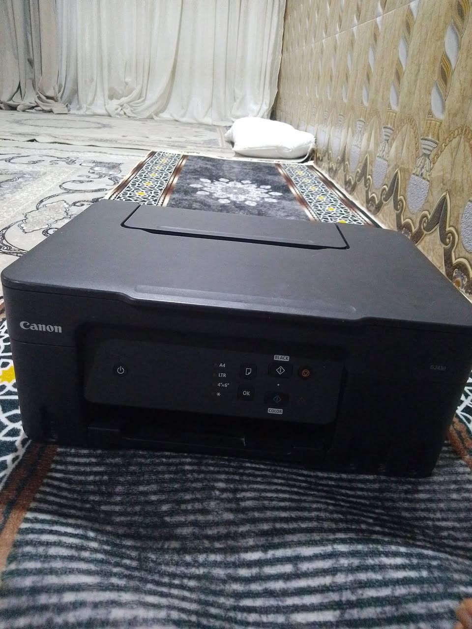 السلام عليكم طابعه كانون  الطابعه جديده ستخدام سبوعين لاتصال ***********
