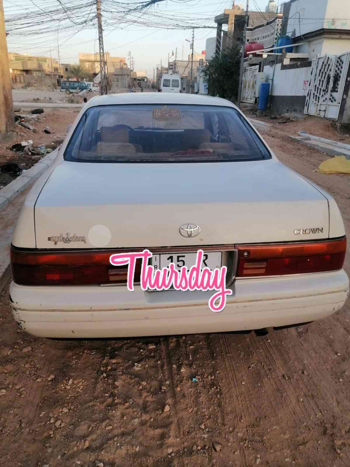 السلام عليكم بطه موديل 94 رقم انبار مدوار ثاني يوم السنويه لسنة 2031 مكفوله من الكص والعيب الشرعي مكينه 2500وكير وحداديه 70/٪ جاهزه السياره من كلشي فقط التبريد مااعرف اشبيه بس الكنبرسر يشتغل مصبوغه عام جماليه الرقم ***********

نص مكتوب في الصور:
- Thursday
