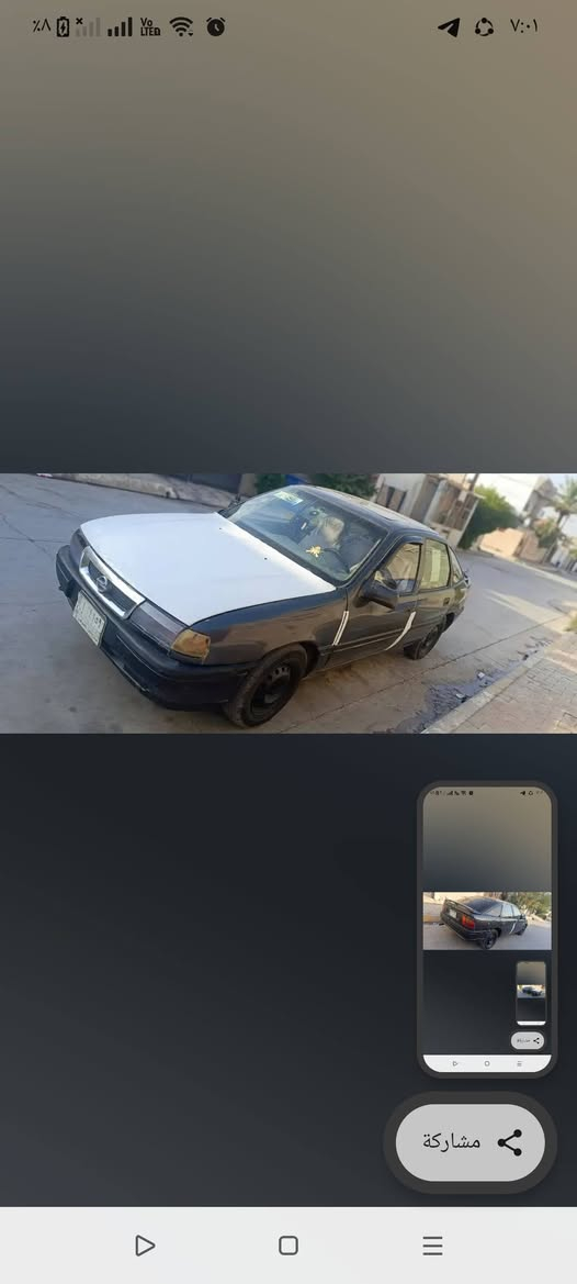 مشروع وطني سنوية عظم عاج ل28 رقم صلاح الدين شرط التحويل غرامة صفر 
مستعجل للبيع السعر 23 وبيها مجال 
محرك كير شرط تخم تأير جديد صدر جديد السيارة نظيفة لاستفسار الاتصال على *********** مستعجل للبيع جوة السوق كركوك, العراق

نص مكتوب في الصور:
- مشاركة