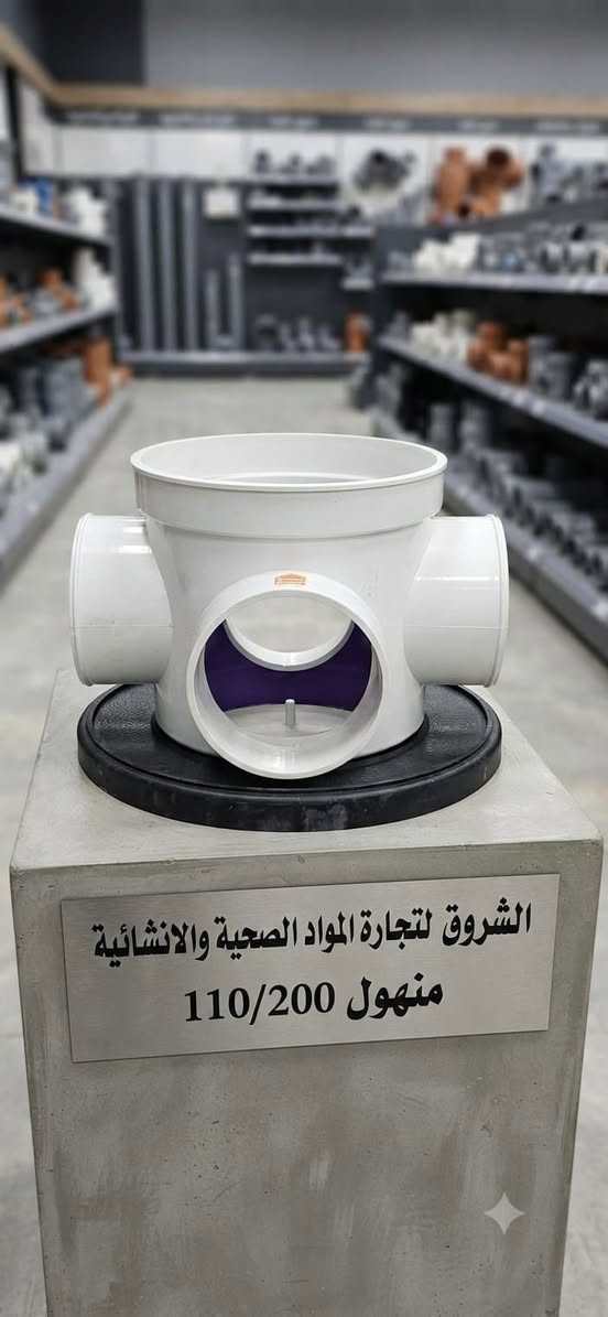 في "الشروق"، لا نبيع مجرد قطع توصيل، بل نقدم لك راحة البال. نفخر بتقديم مجموعة "Smart Home" الأصلية – الخيار الأول للمحترفين وأصحاب المنازل الذين يرفضون التنازل عن الجودة.
​✅ لماذا تختار Smart Home من الشروق؟
​متانة فائقة: مصممة لتحمل أصعب الظروف وضغط المياه العالي.
​دقة في المقاسات: سهولة تامة في التركيب وضمان عدم وجود تسريب.
​مطابقة للمواصفات: ثقة وأمان لشبكة الصرف الصحي في منشأتك.
​اجعل خيارك الأول هو الخيار الأذكى.
​📞 تواصل معنا 
📍 [العنوان/موصل الجانب الأيسر سايدين مرطبات البحرين مقابل تيم ماركت 
📱 [رقم ***********]

​#الشرق #سباكة #Smart_Home #أدوات_صحية #جودة #بناء #مقاولات
