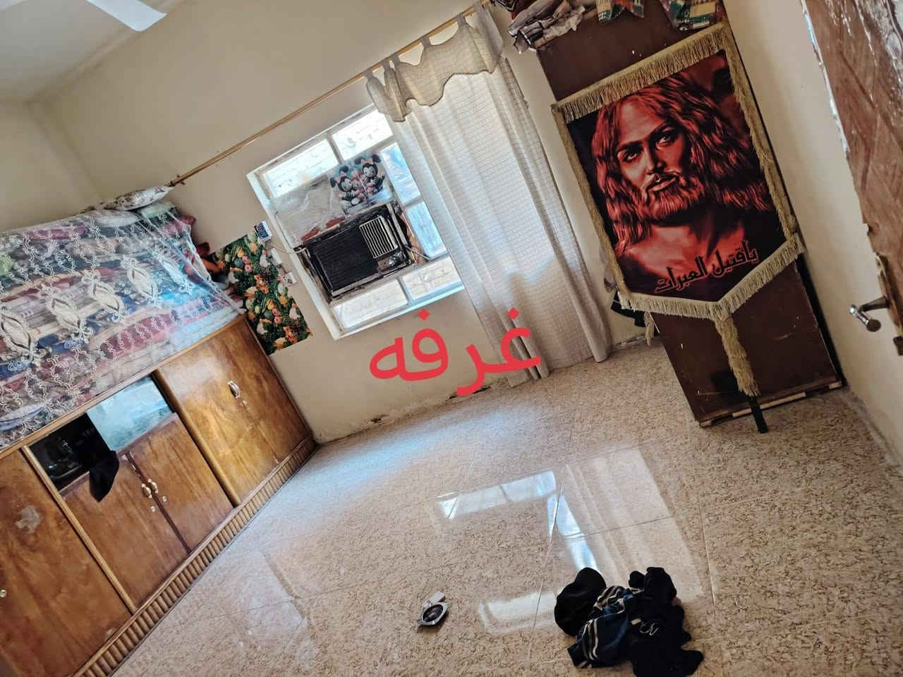 حي العسكري • غرفتين • شامل ماء وكهرباء