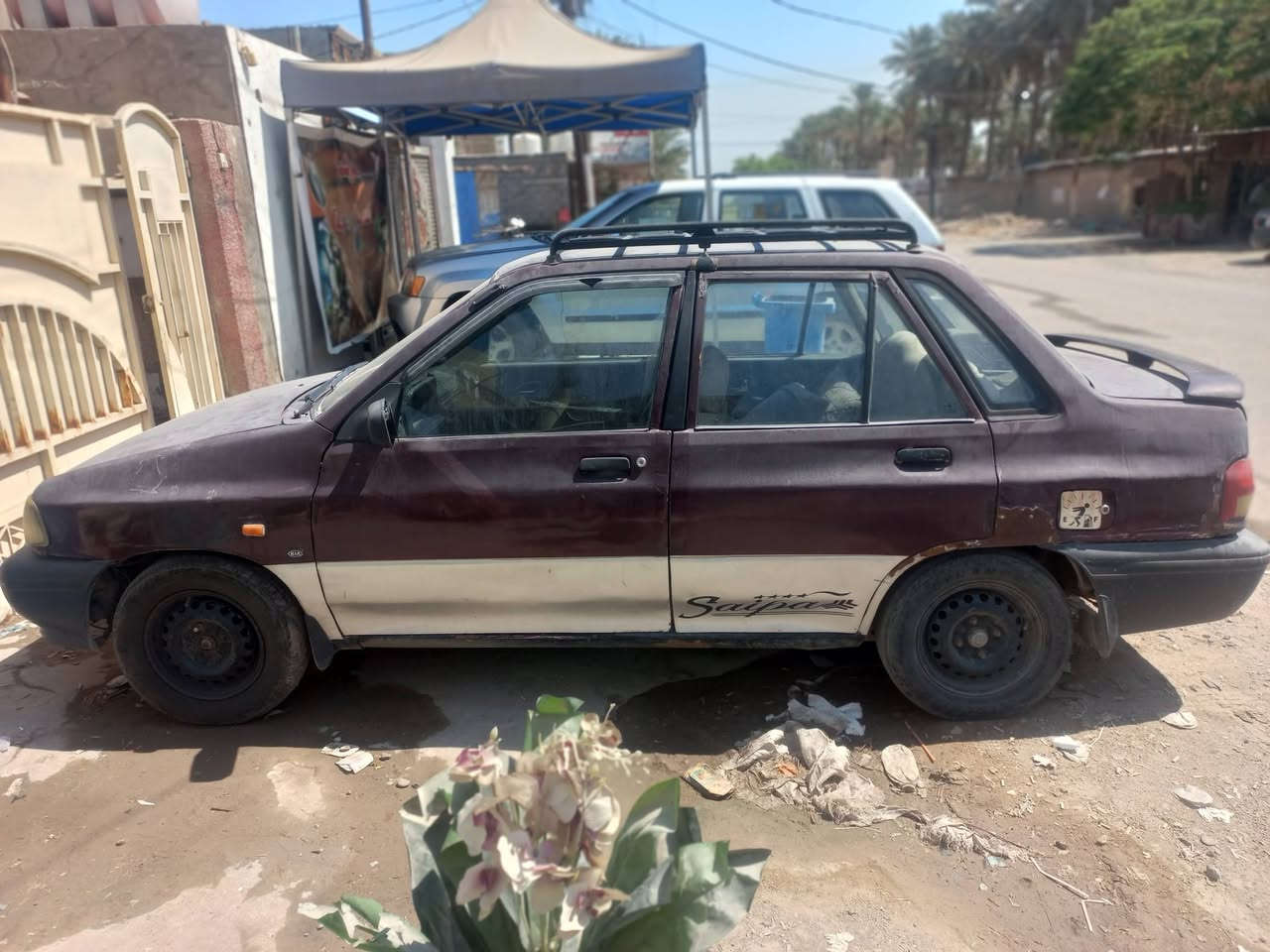 سلام عليكم
سياره كيه برايد 
موديل 93
كير محرك كفاله 
رقم كربلاء 
كير او تماتيك 
سعر قفل 30 
ما متواجد على فيس 
هاذه رقمي ***********
