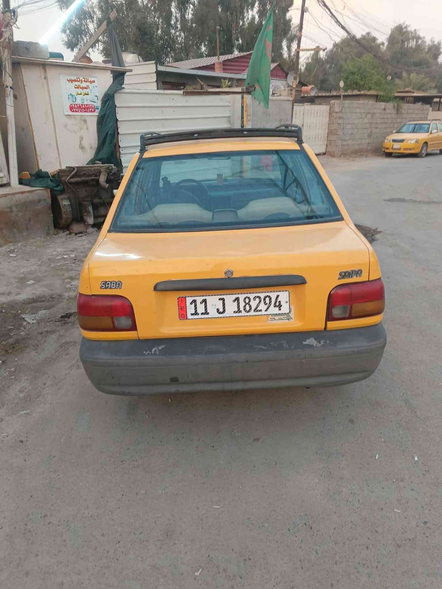 سلام عليكم سايبا موديل 9بلاديه سياره
بسمي مصفره رقم نكليزي بيه خياسات 
صدر امامي جديد تايرات 90بل ميه 
كاعيه جلد سعر 21بيه مجال 
***********مكاني بغداد

