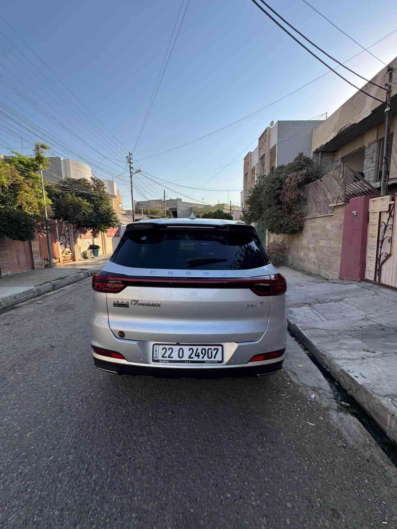 Chery tiggo 7 pro MAX
‎شيري تيكو ٧ برو ماكس شكل جديد

‎موديل 24

ماشي  10 الف كيلو

 استلام 2026 ضمان 6 سنه شركه 

‏‎مواصفات فول فول رقم اربيل بسمي تحويل وكاله مباشر   محرك 16 تؤربؤ داخل احمر  بانؤراما

‎شاشه ئه ليكترؤني 4 كاميرا 360 درجه و فيديؤ

‏‎بصمه باب

‏‎تحكمات ستيرن 

‏‎تبريد قطعتين 

‏‎تبريد لمس

‏‎شحن لاسلكي 

‏‎شاشة عربي تدعم اندرويد اوتو 

‏‎هاند بريك بصمه 

‏‎اوتو هولد 

‏‎وضعيتين قيادة ايكو و سبورت 

‏‎وضعيه قيادة مال منحدرات 

‏‎تبريد بيانو لمس 

‏‎كشنات جلد

كشين كاره بلي

‏‎شاشات الكتروني چبير

‏‎اشاير بالمري 

‏‎مكفول كفاله عامه سعر 150$ بي مجال  بسيط 
مكانها موصل اربيل 
‎ 
بسمي تحويل مباشر
