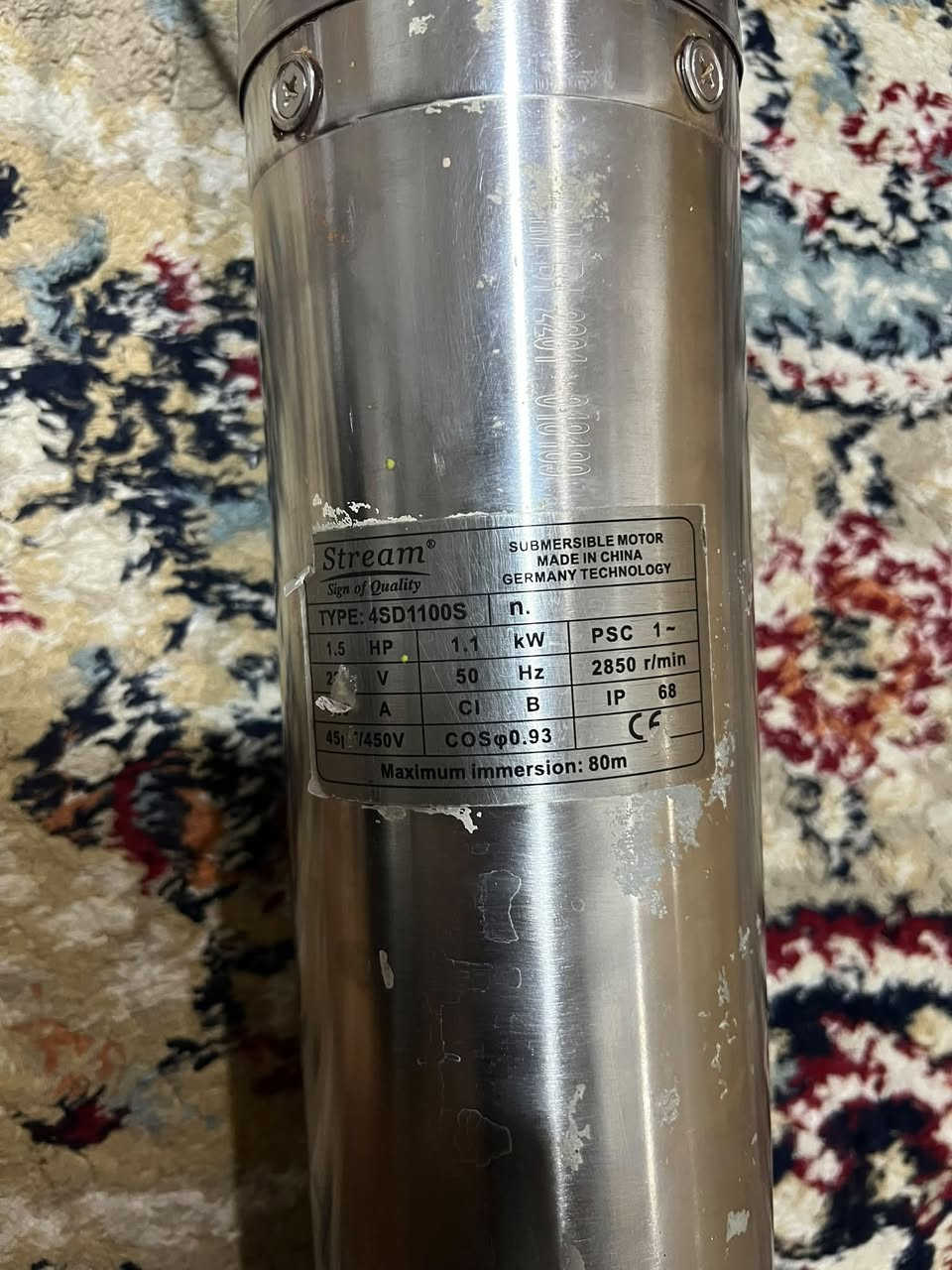ماتۆڕ ئاوو ٢ ئینج ٨٠ متری کەمتر لە دوو مانگ ئیشی کردە بە شەرت ١٧٥ هەزارووو مەعامەلە ،
جۆلانەکەش سعری ٢٠٠و مەعامەلە شتی کوالێتی بازاڕی نیە ژمارەی مۆبایل ***********
