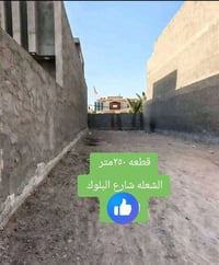 أرض للبيع • ٢٥٠م • الشعله شارع البلوك