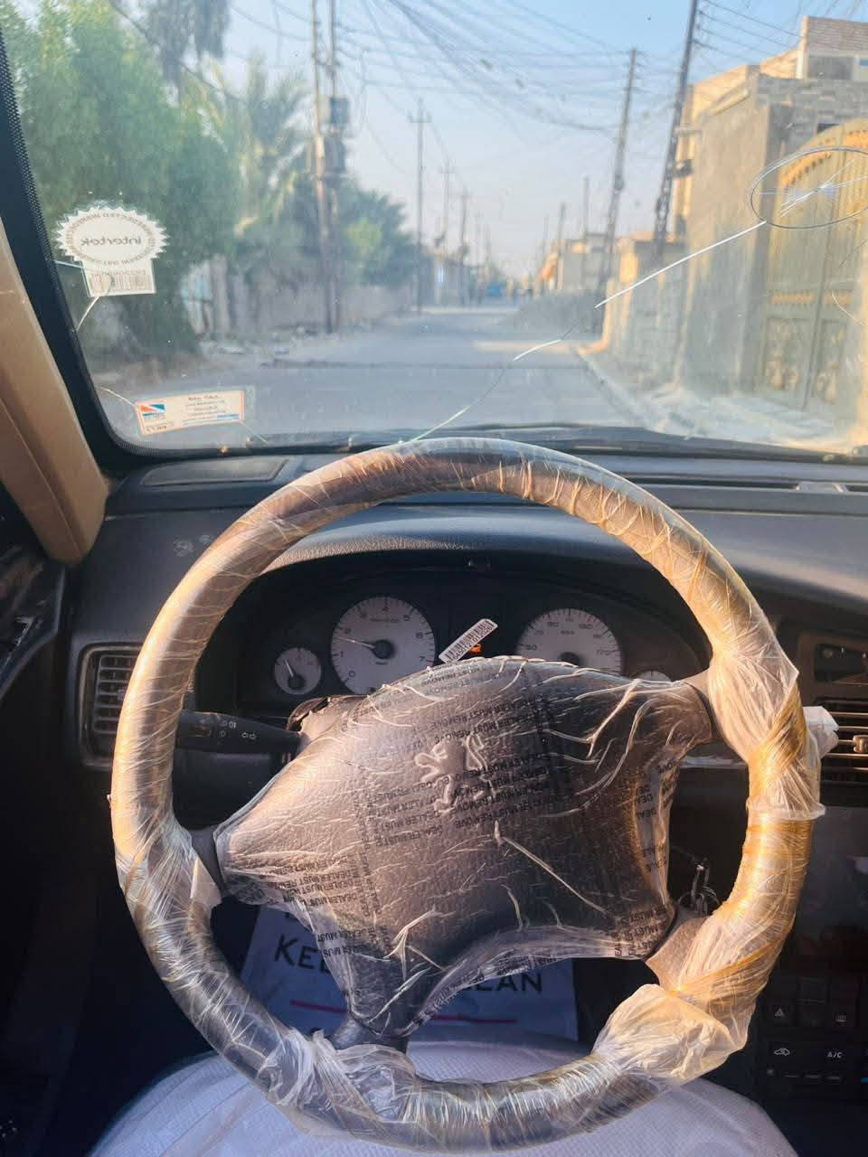 بيجو بارس ١٥سنويه باسمي كير ومكينه جدد مكاني كربلاء سياره كفاله وحلوه السعر قفل ٢٥ ورقه ***********
